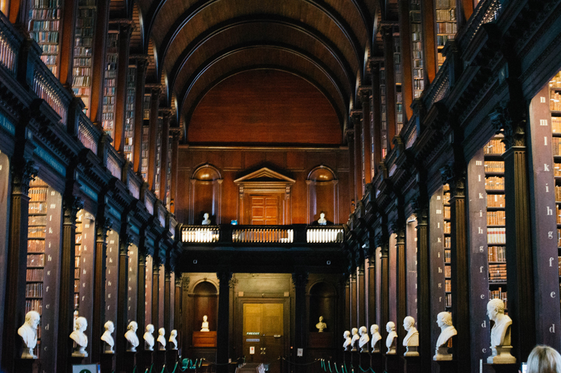 Trinity library in Dublin