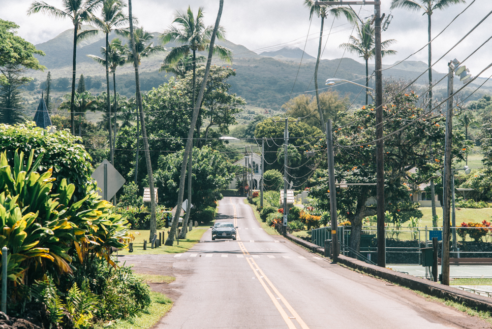 Route door Hawaii