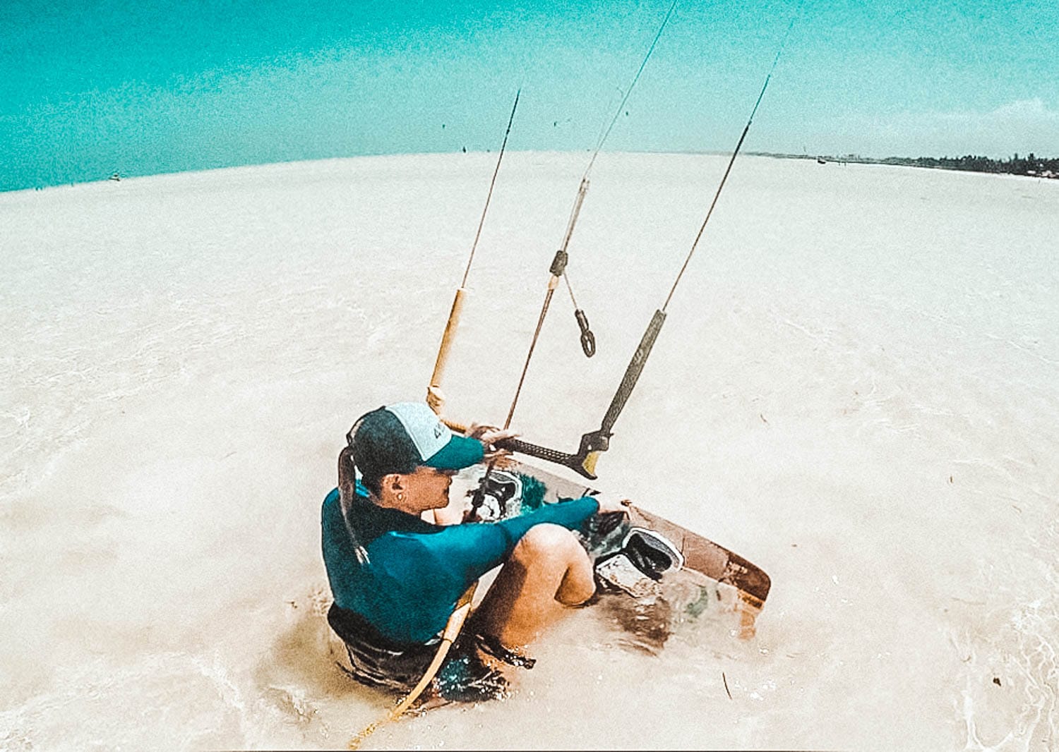 Kitesurfster Zanzibar