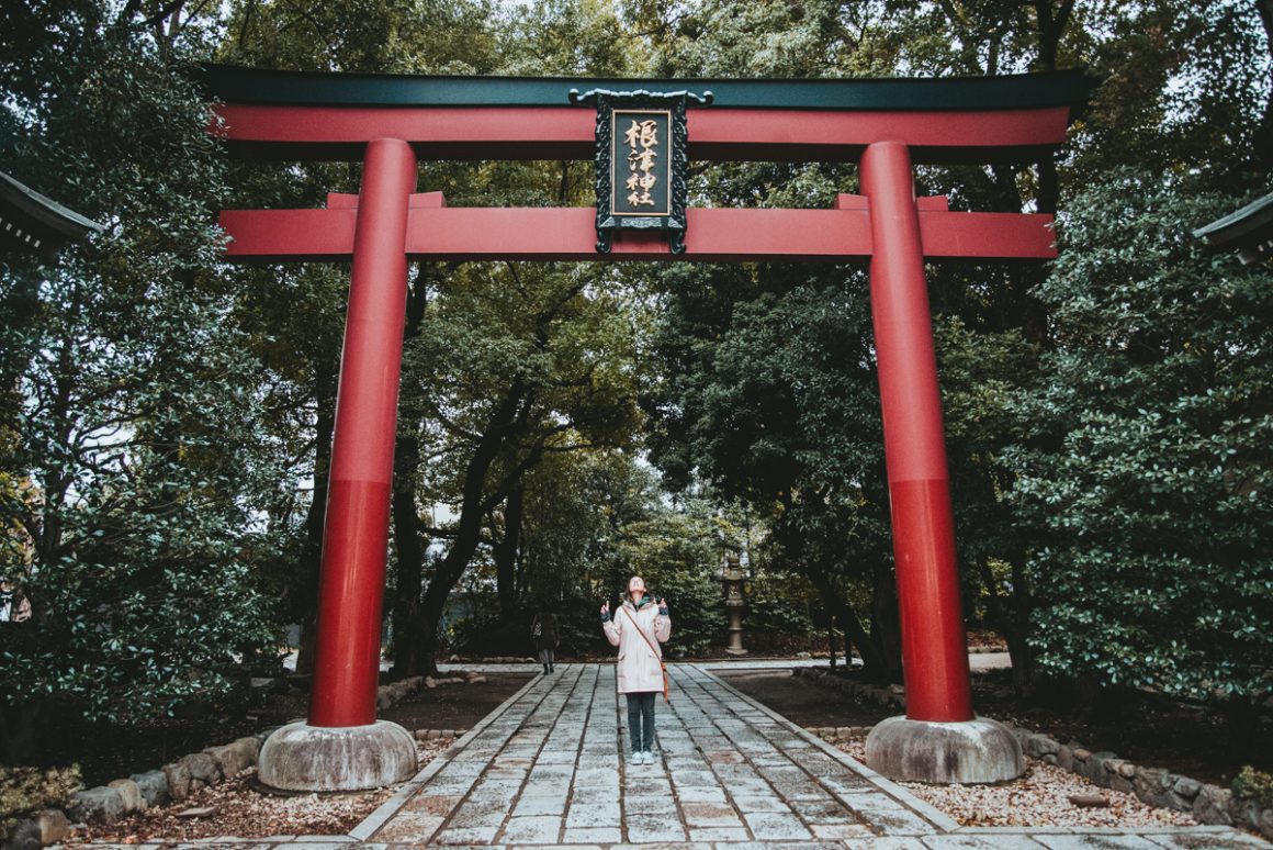 Tokyo Nezu shrine bezoeken