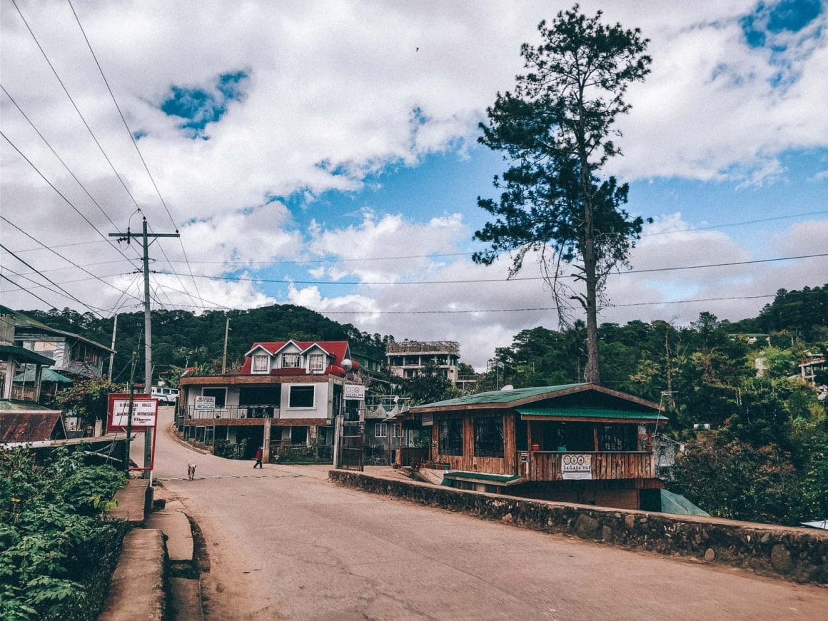 Sagada straat Filipijnen