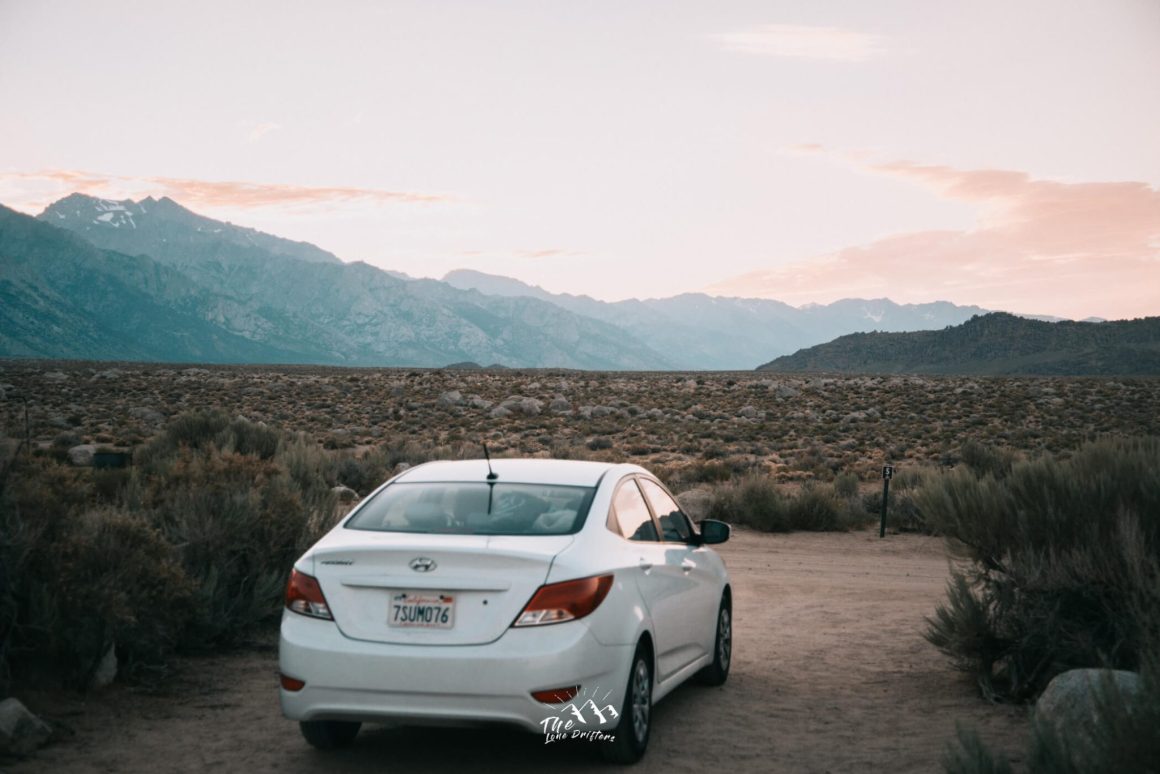 Auto op roadtrip in Amerika