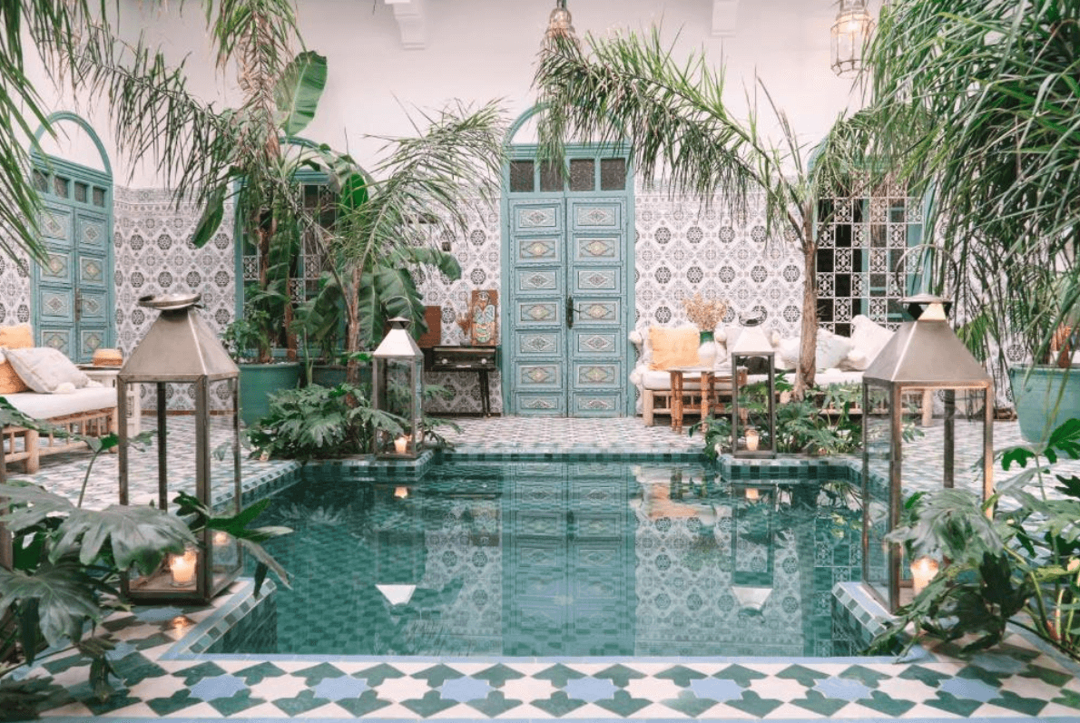 Riad met zwembad in Marrakech