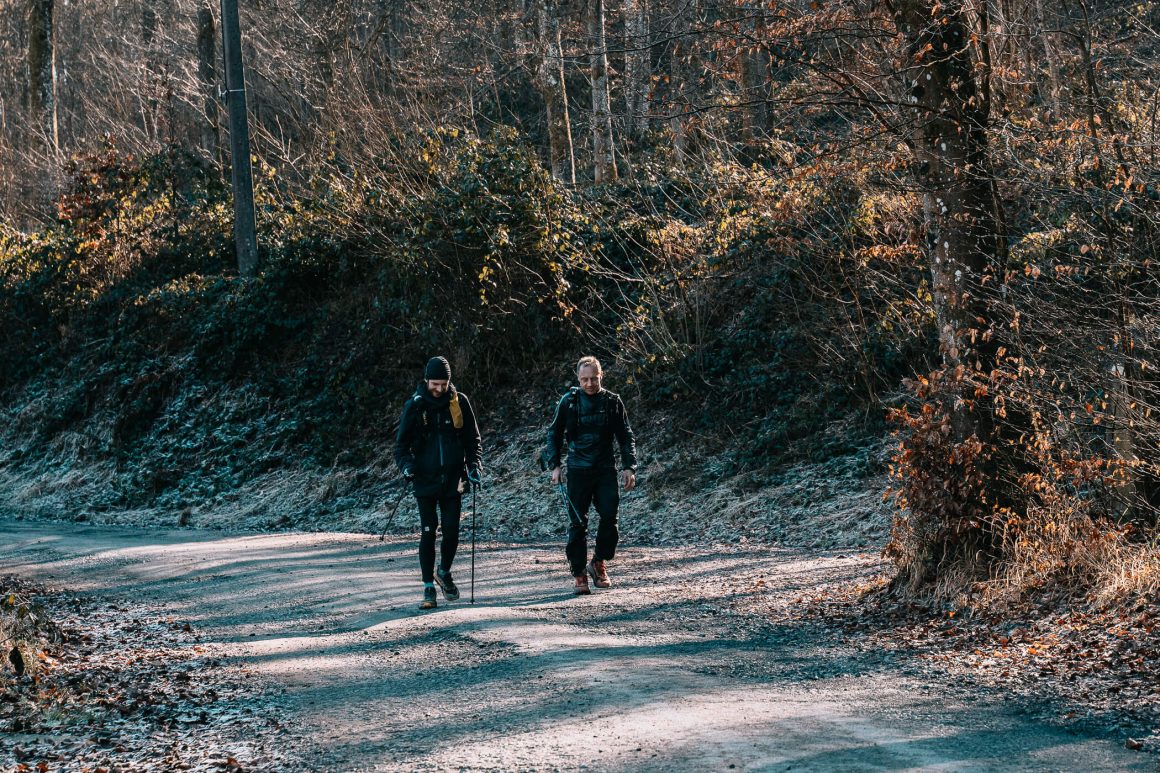 Trailrunners op de weg