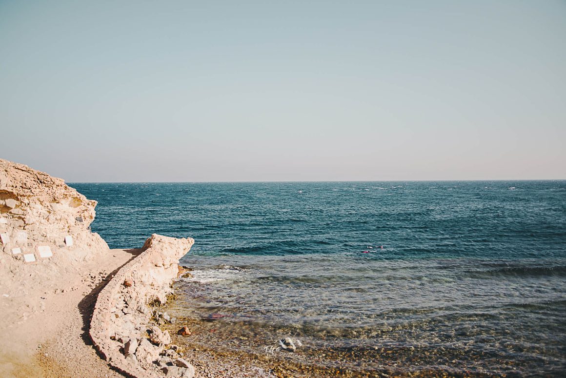 Cemetery van Blue Hole in Egypte