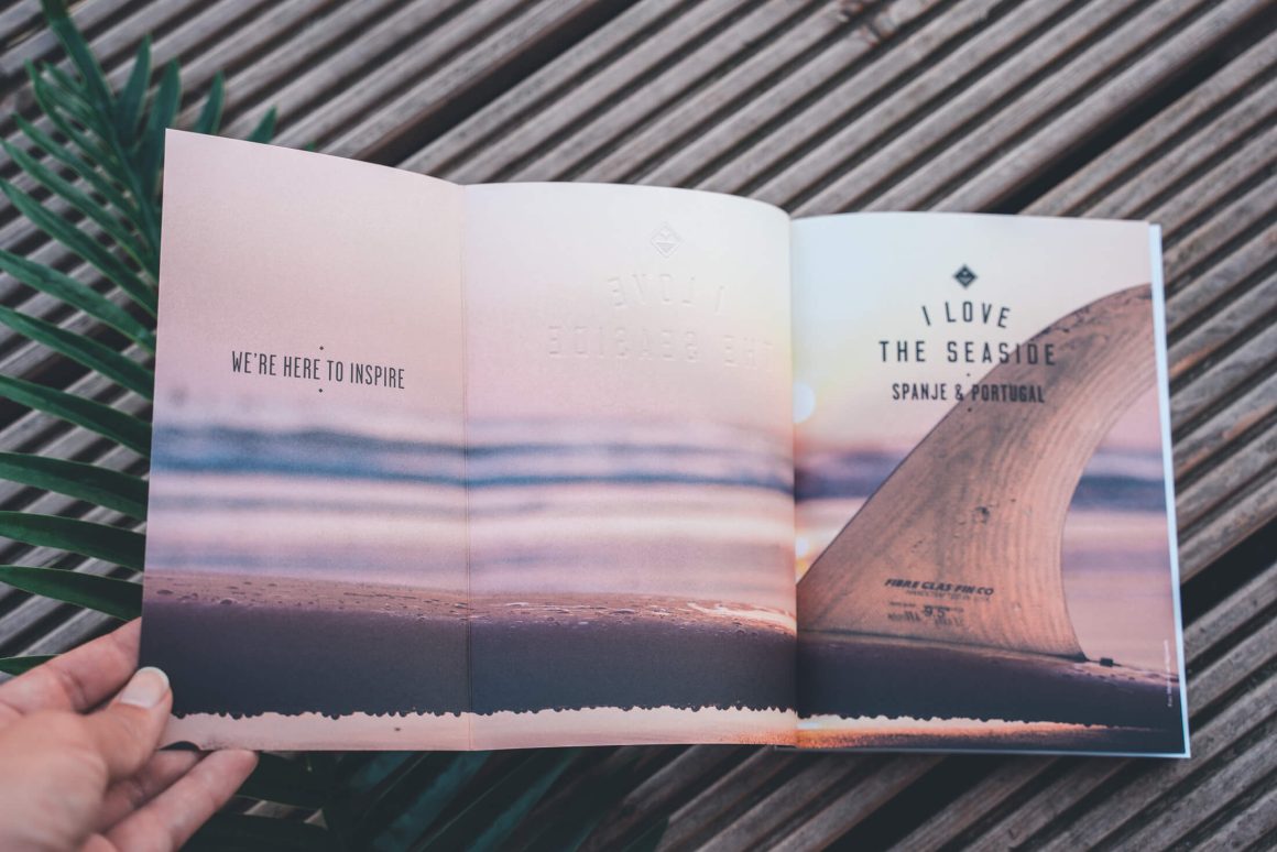 Hebben: surfboek I love the seaside Spanje & Portugal