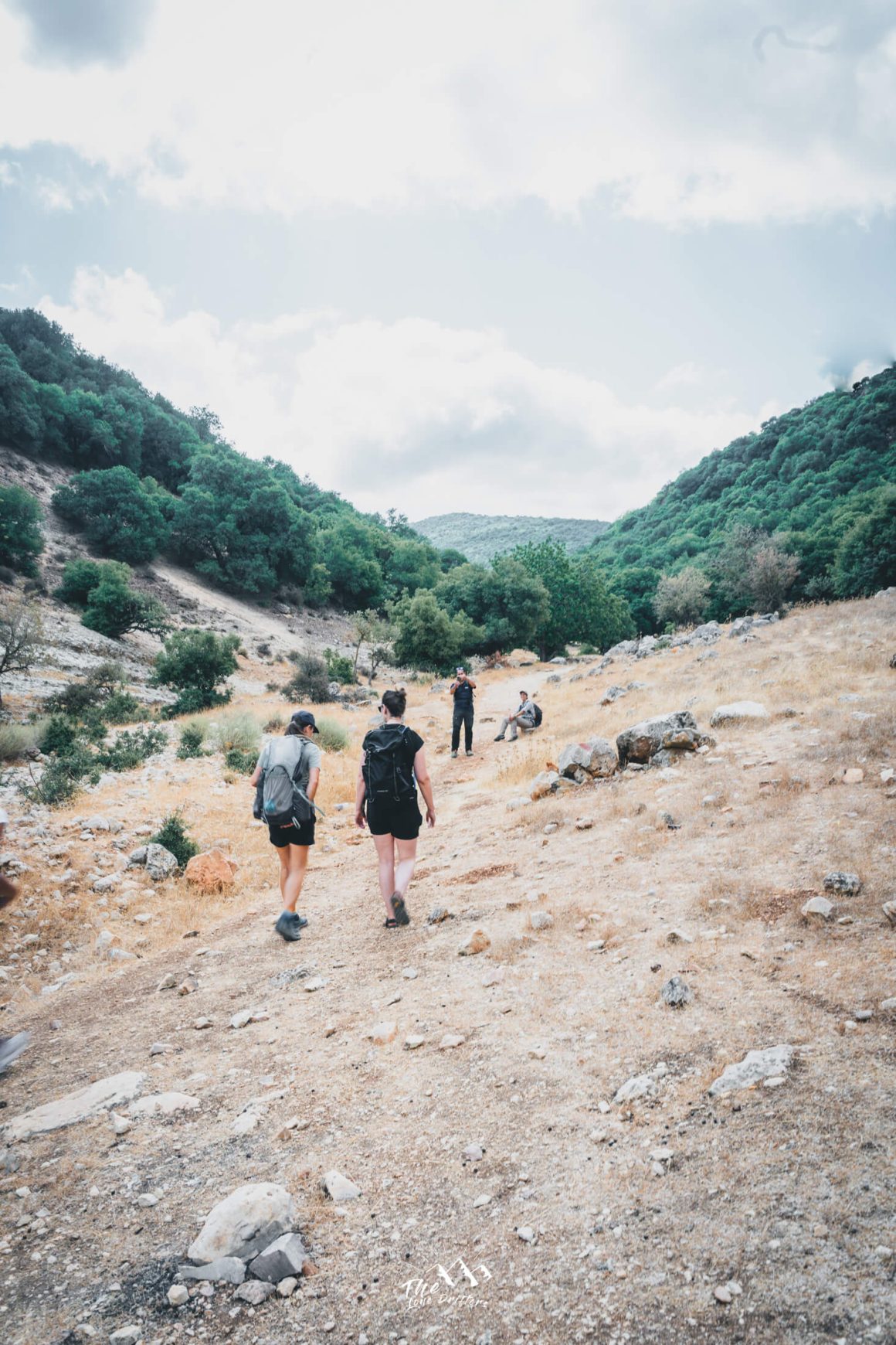 Wandelaars op de Jordan Trail