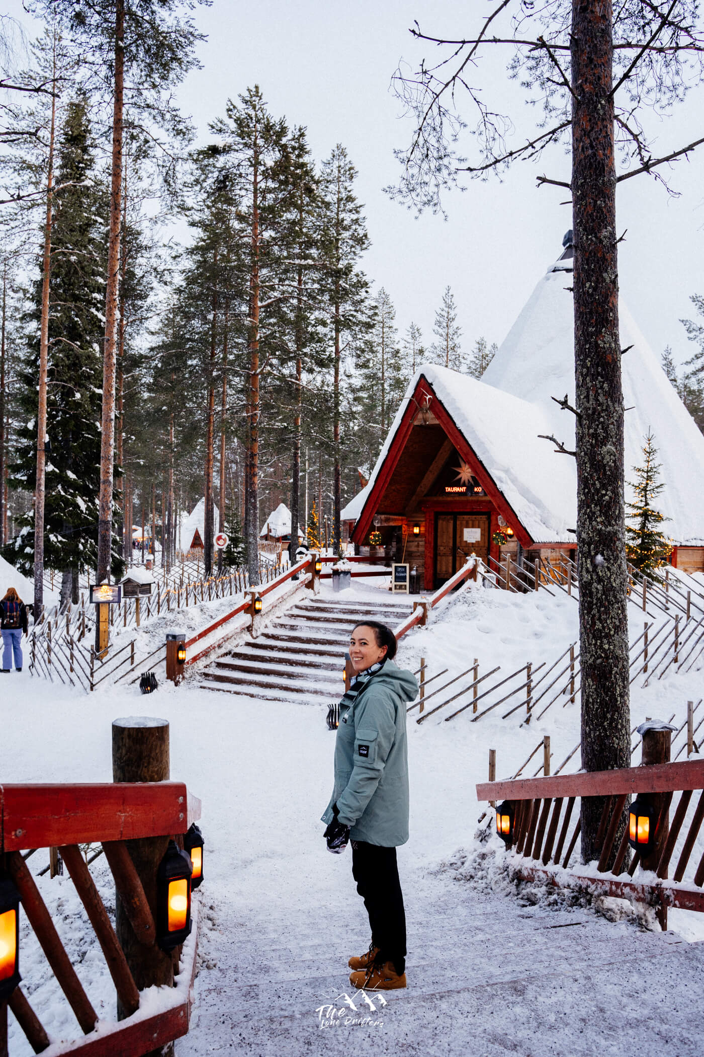 Evelyn in Santa Claus