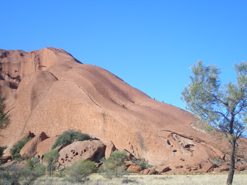 Rots bij Uluru
