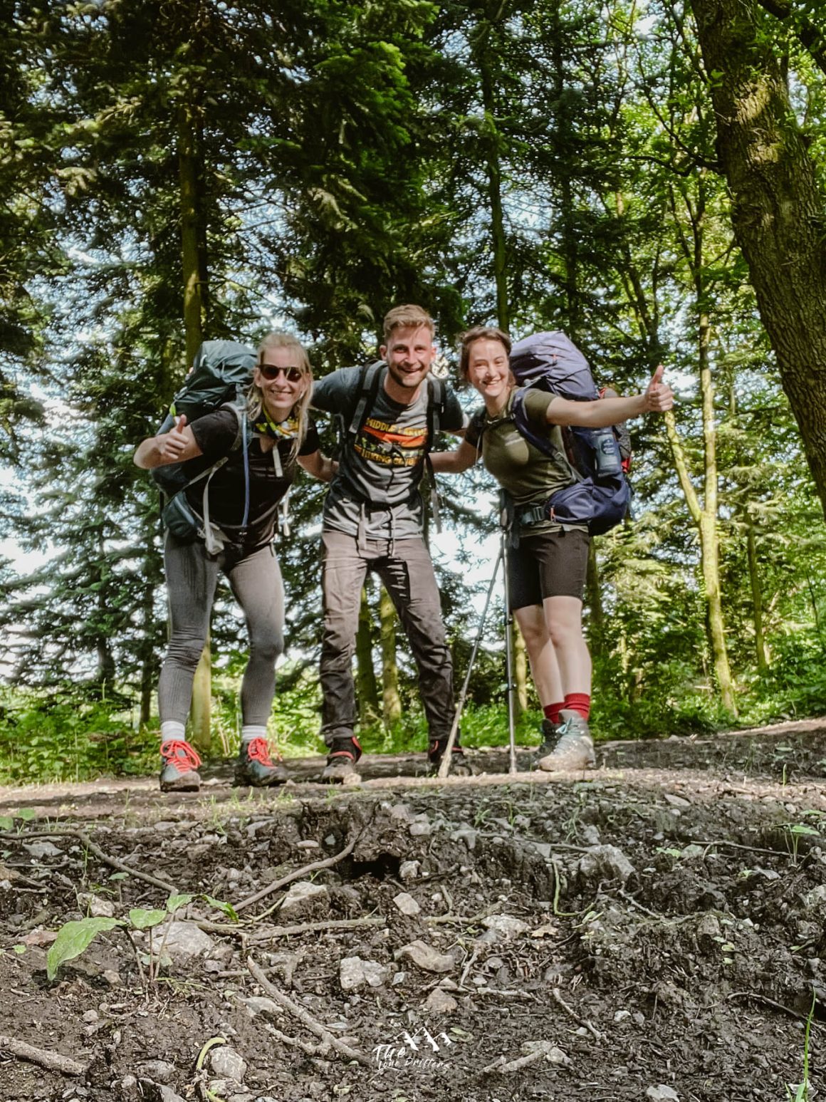 Wandelaars op de Dutch Mountain Trail